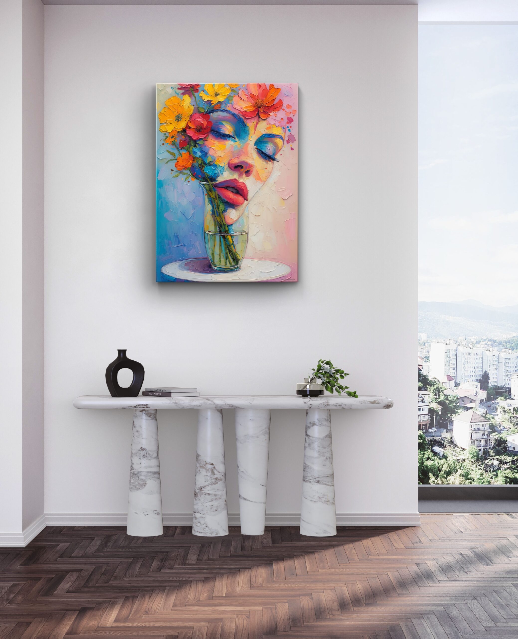 Obraz drukowany na płótnie „Płatek duszy” 70x50cm - obrazek 3