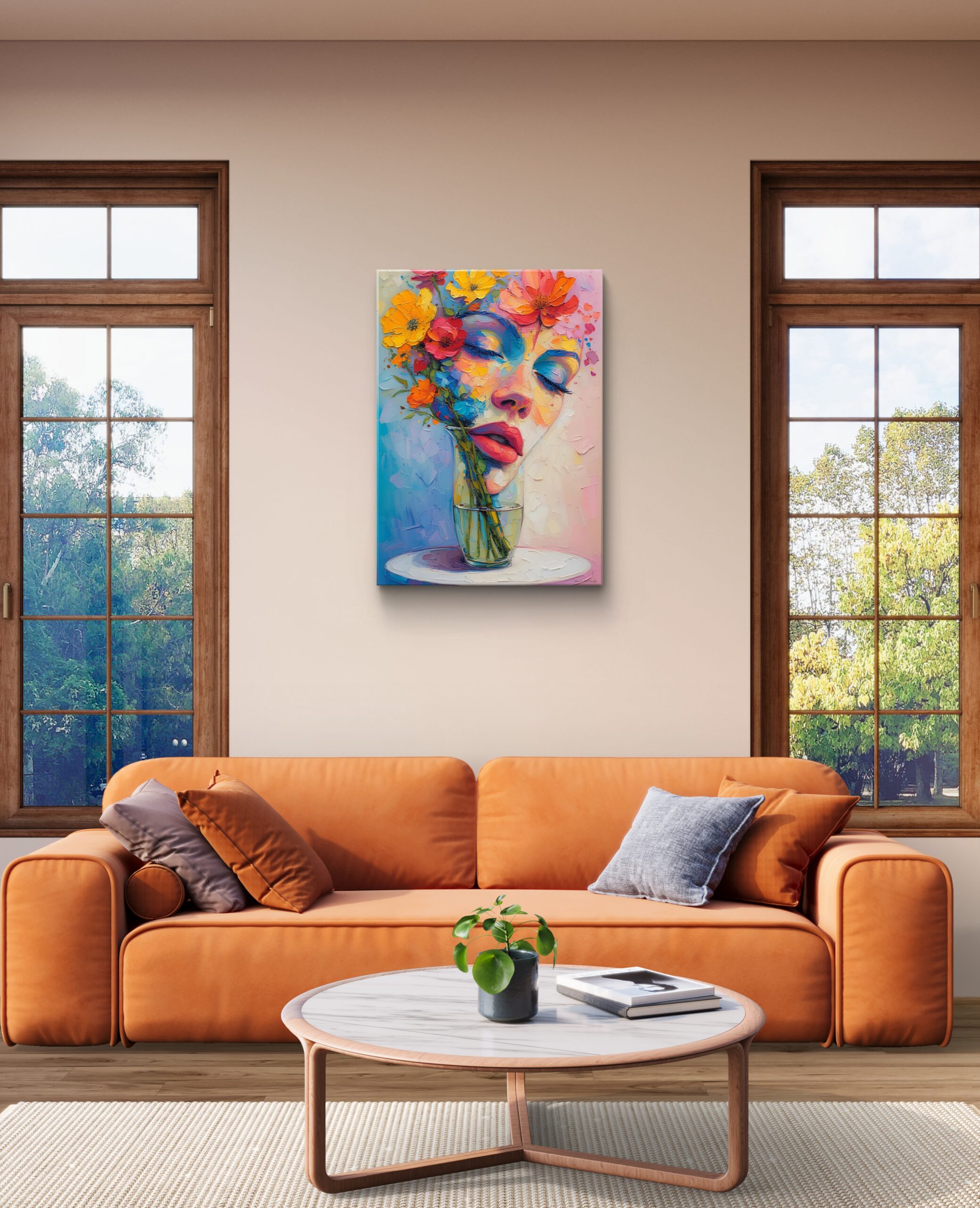 Obraz drukowany na płótnie „Płatek duszy” 70x50cm - obrazek 4