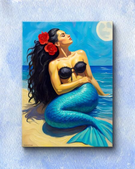 Obraz drukowany na płótnie „Legenda morska” 70x50cm