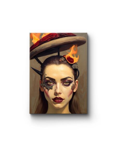 Obraz drukowany na płótnie „Płomienna żądza” 70x50cm