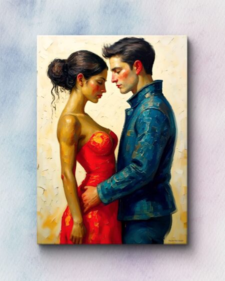 Obraz drukowany na płótnie „Miłosny szept 2.0” 70x50cm