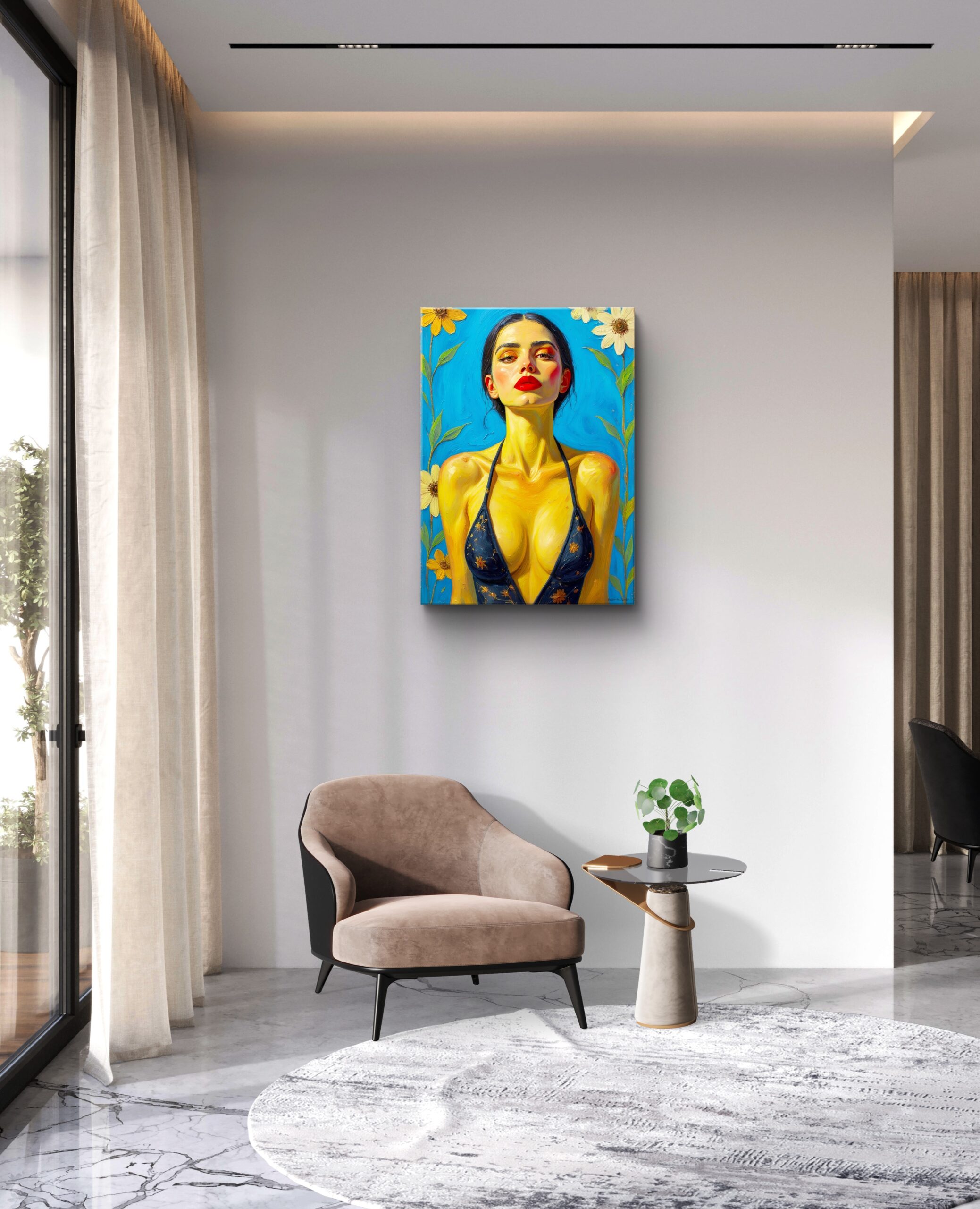 Obraz drukowany na płótnie „Bogini” 70x50cm - obrazek 4