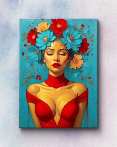 Obraz drukowany na płótnie „Zaglądając do wnętrza” 70x50cm