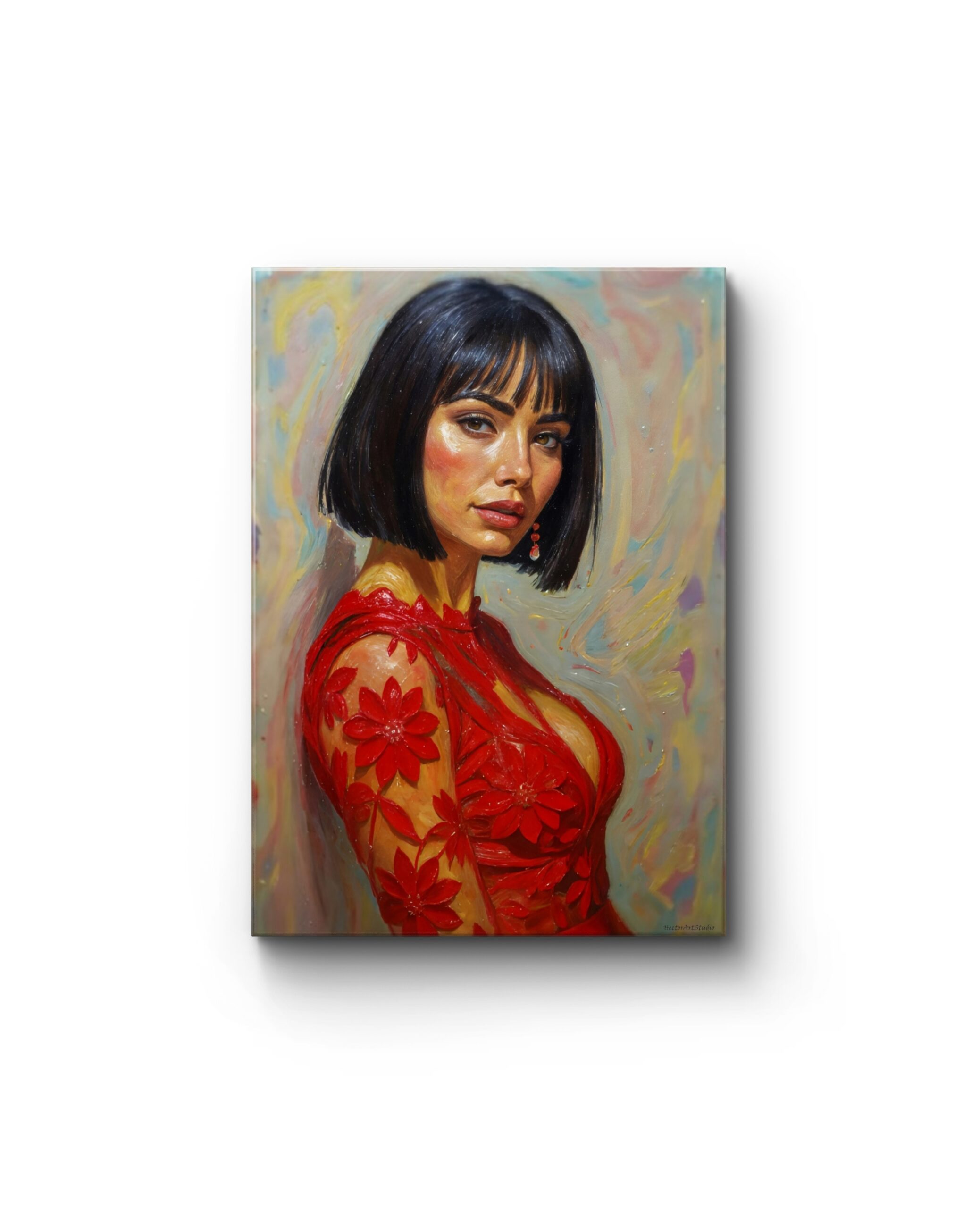 Obraz drukowany na płótnie "Dama elegancji" 70x50cm