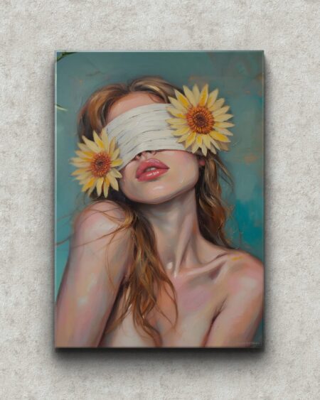 Obraz drukowany na płótnie „Oczy szeroko zamknięte” 70x50cm