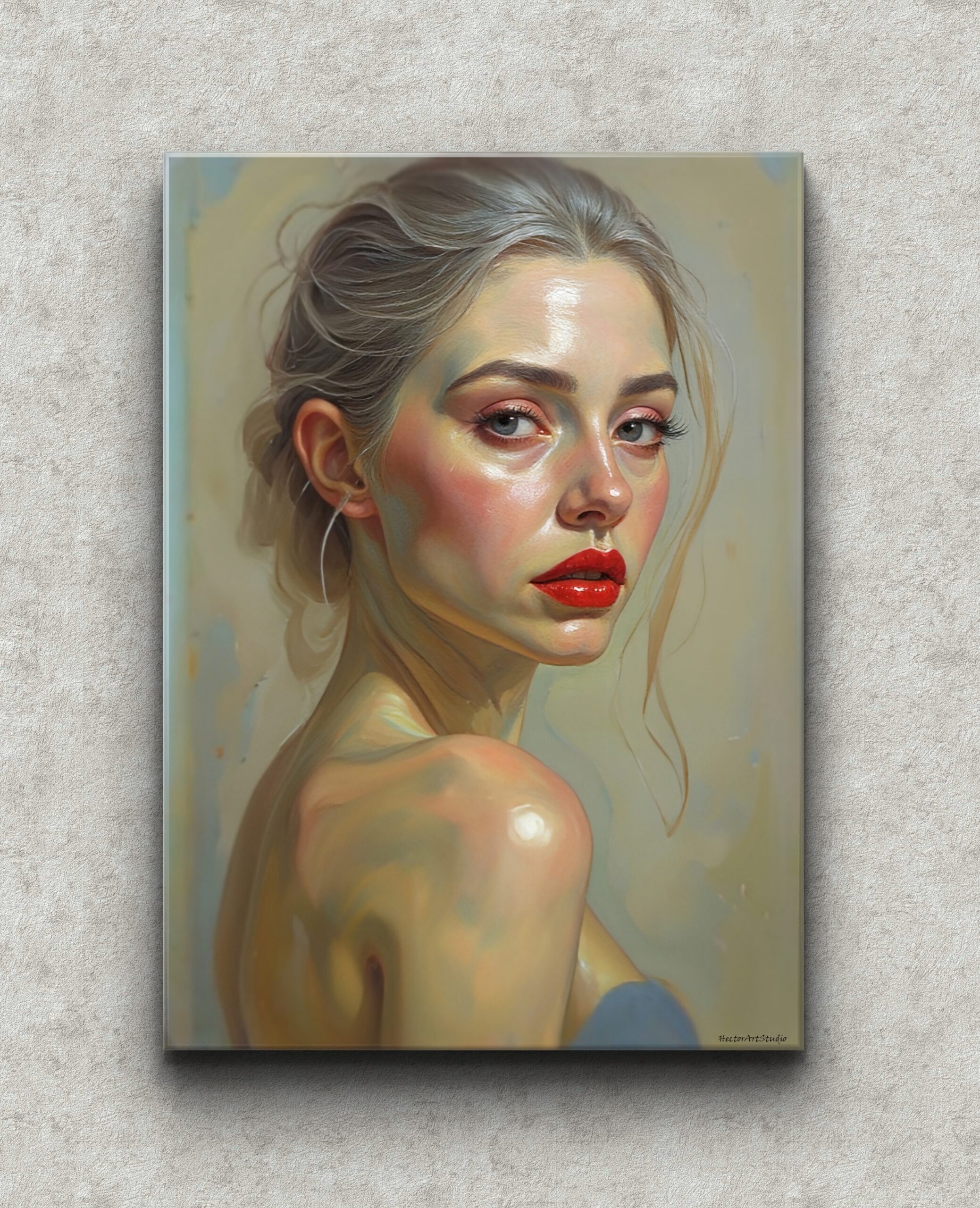 Obraz drukowany na płótnie "Mowa oczu" 70x50cm - obrazek 2