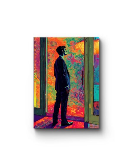 Obraz drukowany na płótnie „Wir myśli” 70x50cm