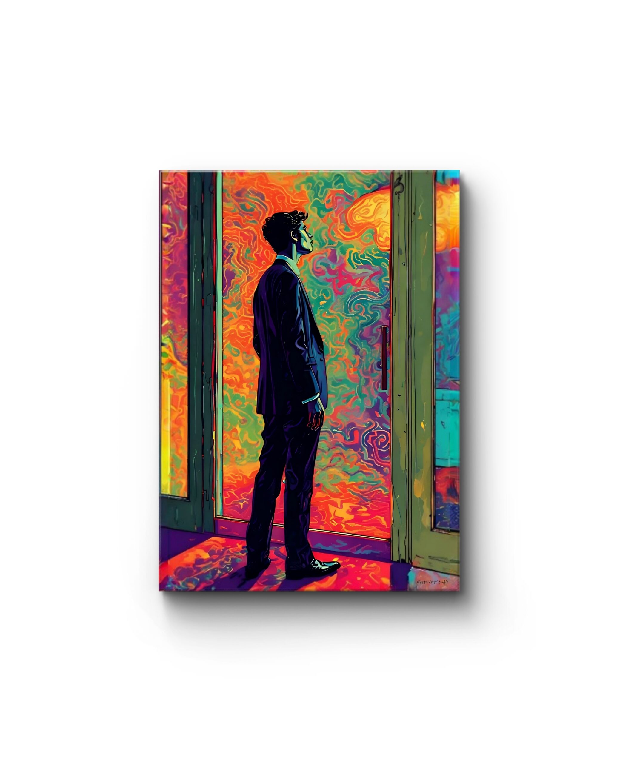 Obraz drukowany na płótnie "Wir myśli" 70x50cm