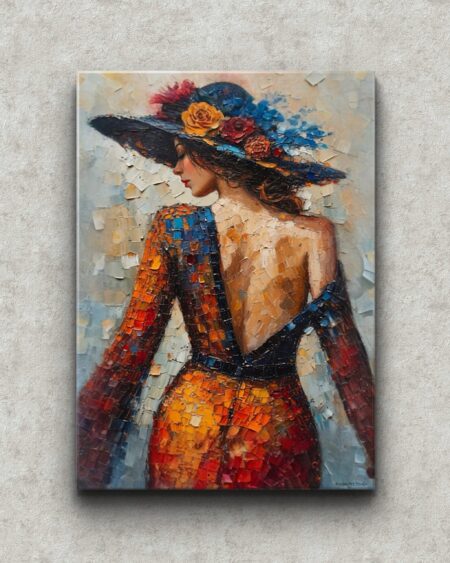 Obraz drukowany na płótnie „Dama wiatru” 70x50cm