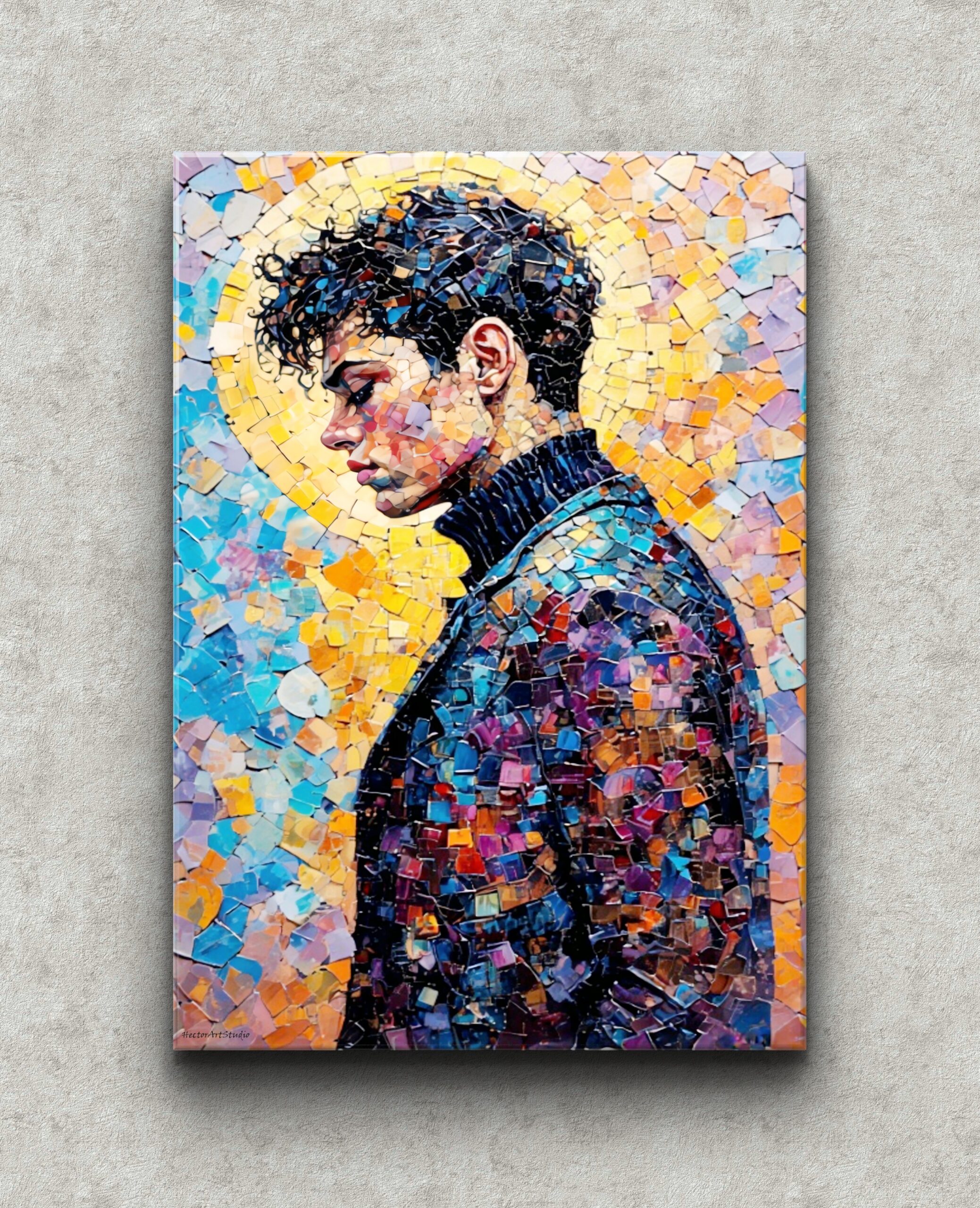 Obraz drukowany na płótnie "Rozkwit myśli" 70x50cm - obrazek 2