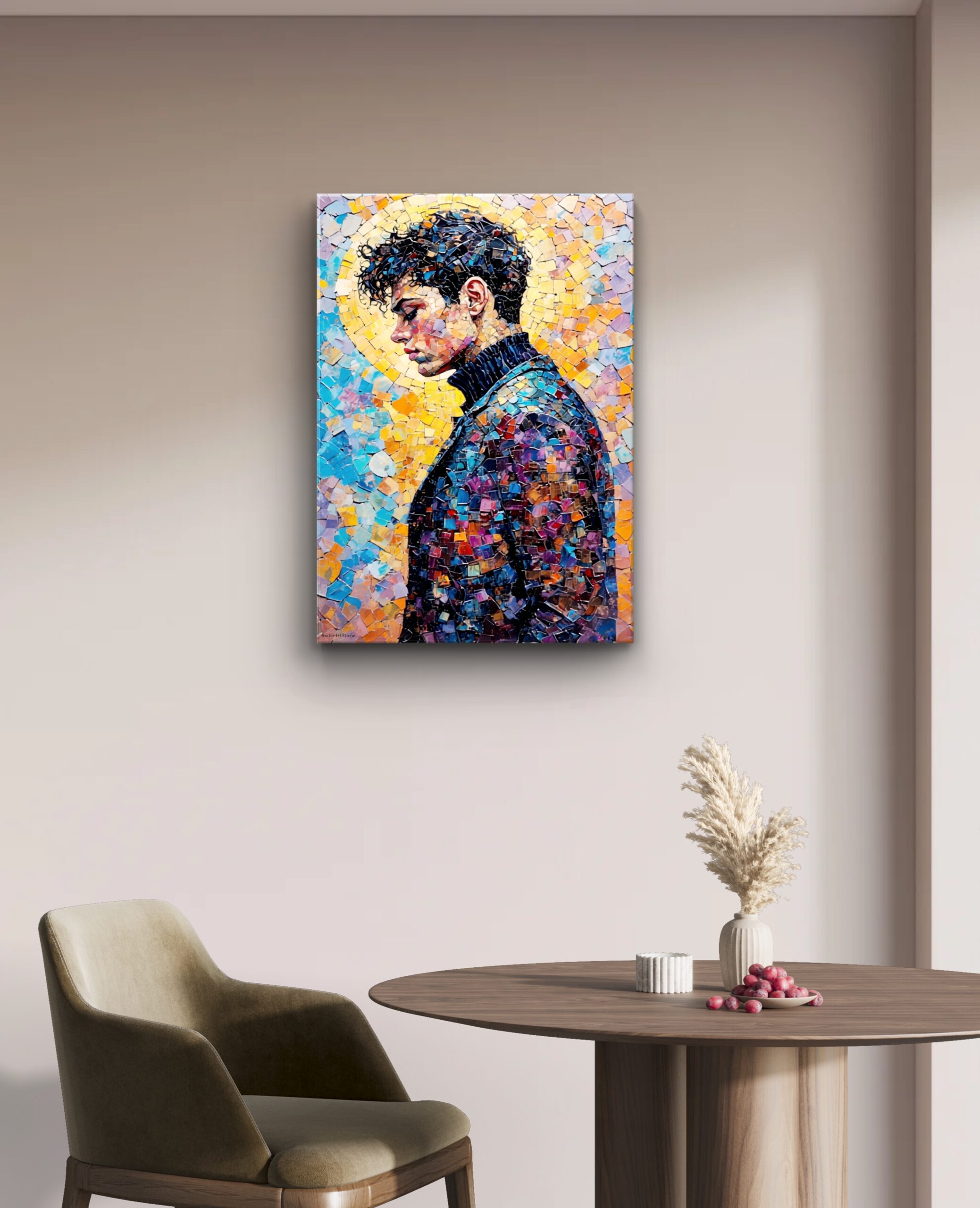 Obraz drukowany na płótnie "Rozkwit myśli" 70x50cm - obrazek 3