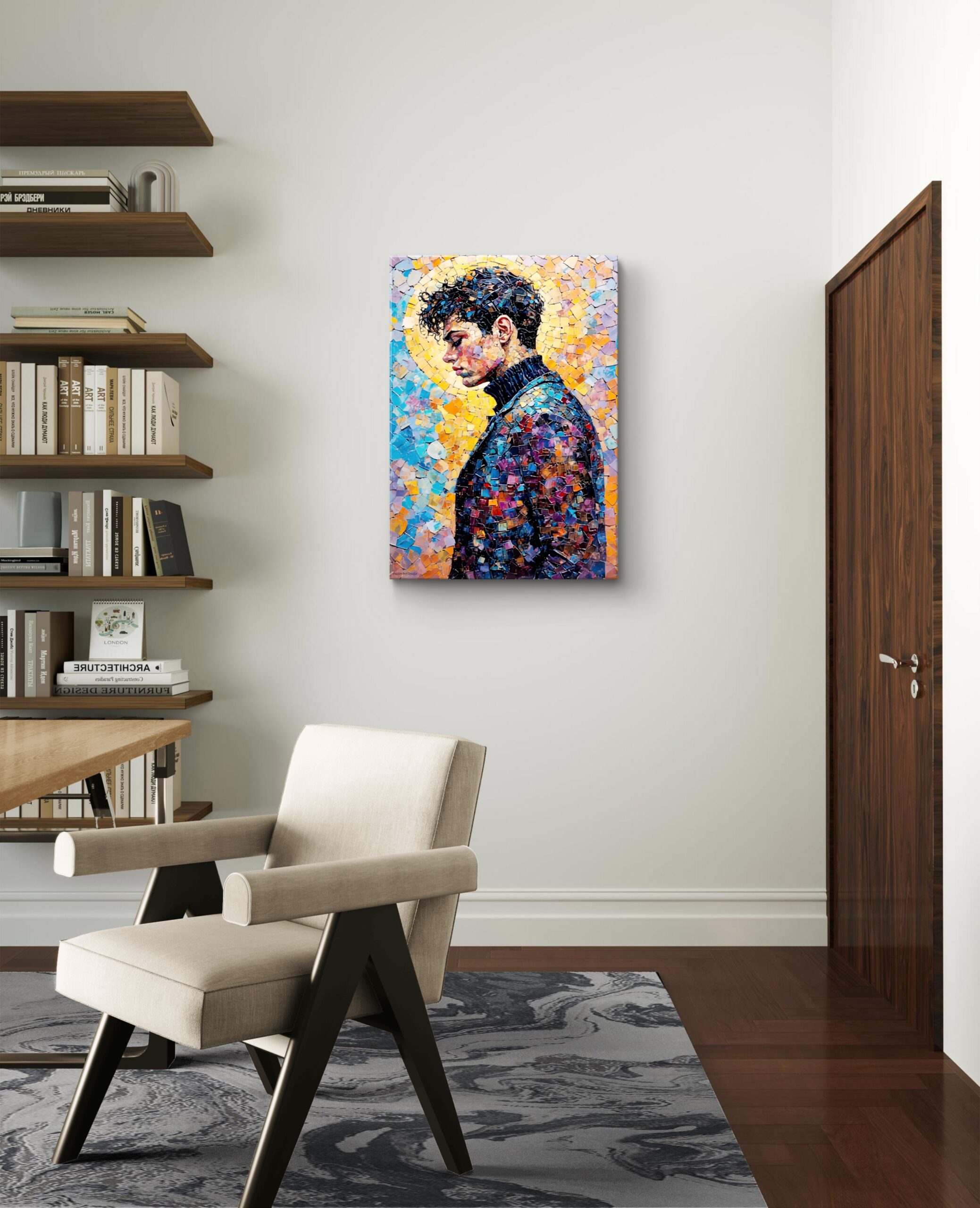 Obraz drukowany na płótnie "Rozkwit myśli" 70x50cm - obrazek 4