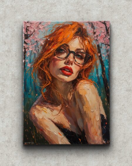 Obraz drukowany na płótnie „Ruda Piękność” 70x50cm