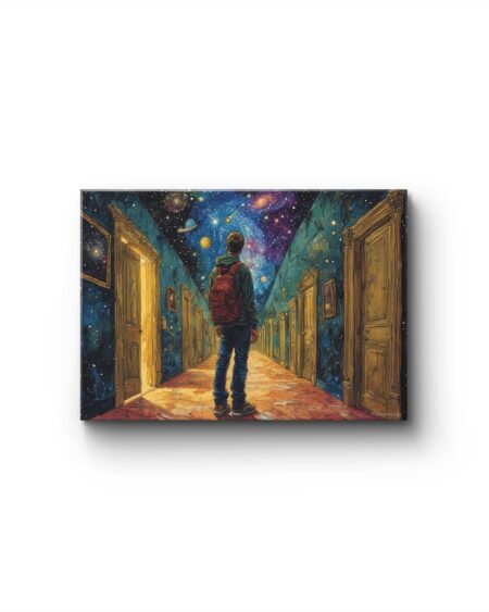 Obraz drukowany na płótnie „Korytarz wyborów” 50x70cm