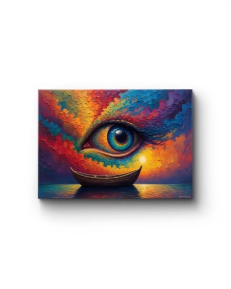 Drukowany obraz na płótnie „Dokąd płyniesz ?” 50x70cm