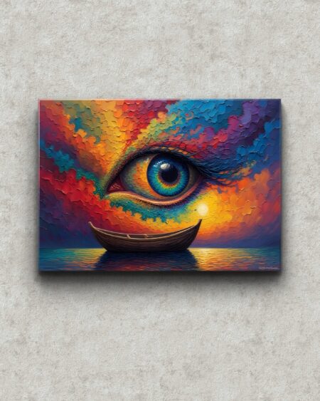 Drukowany obraz na płótnie „Dokąd płyniesz ?” 50x70cm