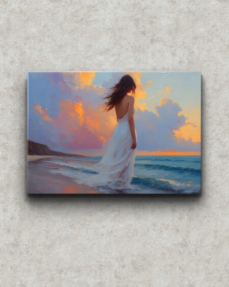 Obraz drukowany na płótnie „Chmury nad horyzontem” 50x70cm