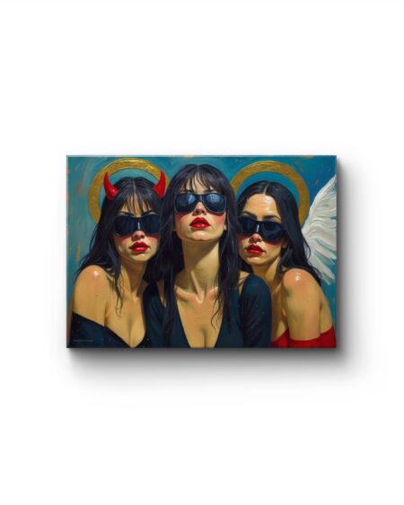 Drukowany obraz na płótnie „Trzy Oblicza” 70x50cm