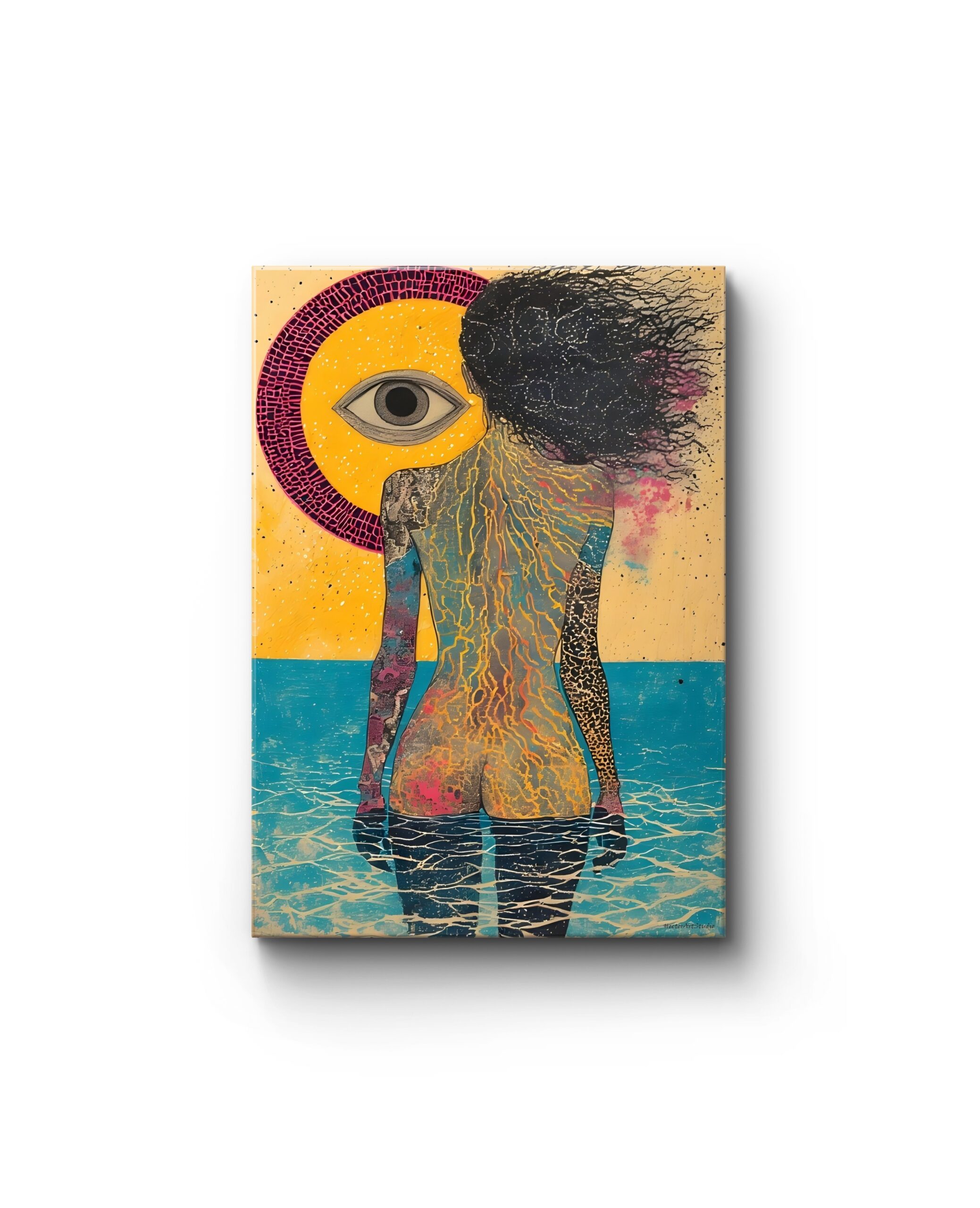 Obraz drukowany na płótnie "Ślad obecności" 70x50cm