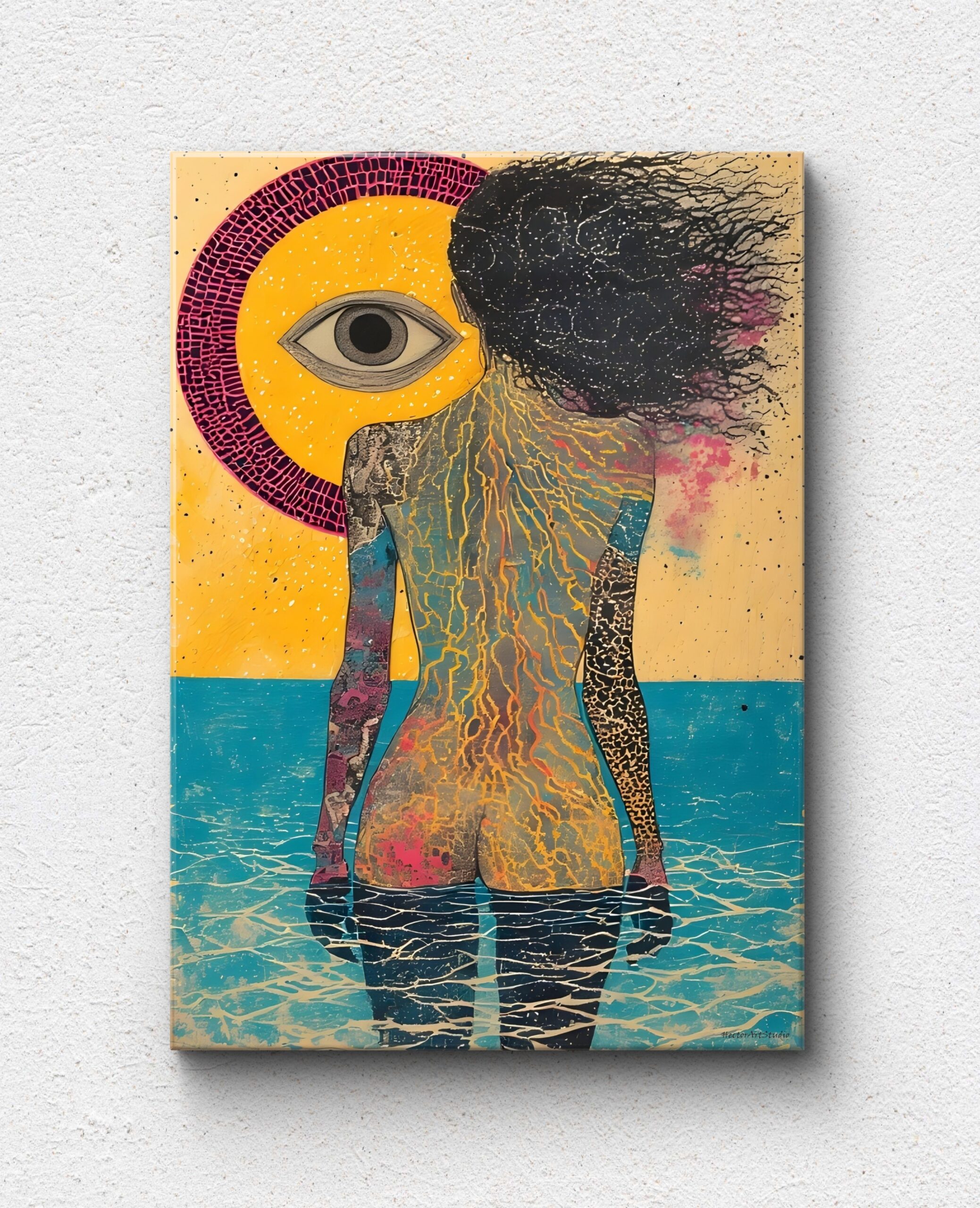 Obraz drukowany na płótnie "Ślad obecności" 70x50cm - obrazek 2