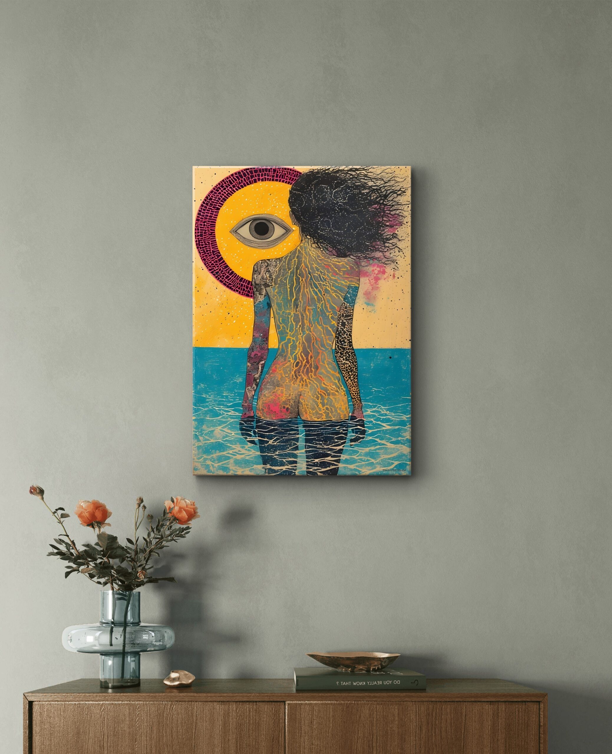 Obraz drukowany na płótnie "Ślad obecności" 70x50cm - obrazek 4