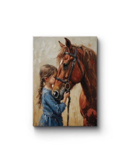 Obraz drukowany na płótnie „Przyjaźń bez słów” 70x50cm