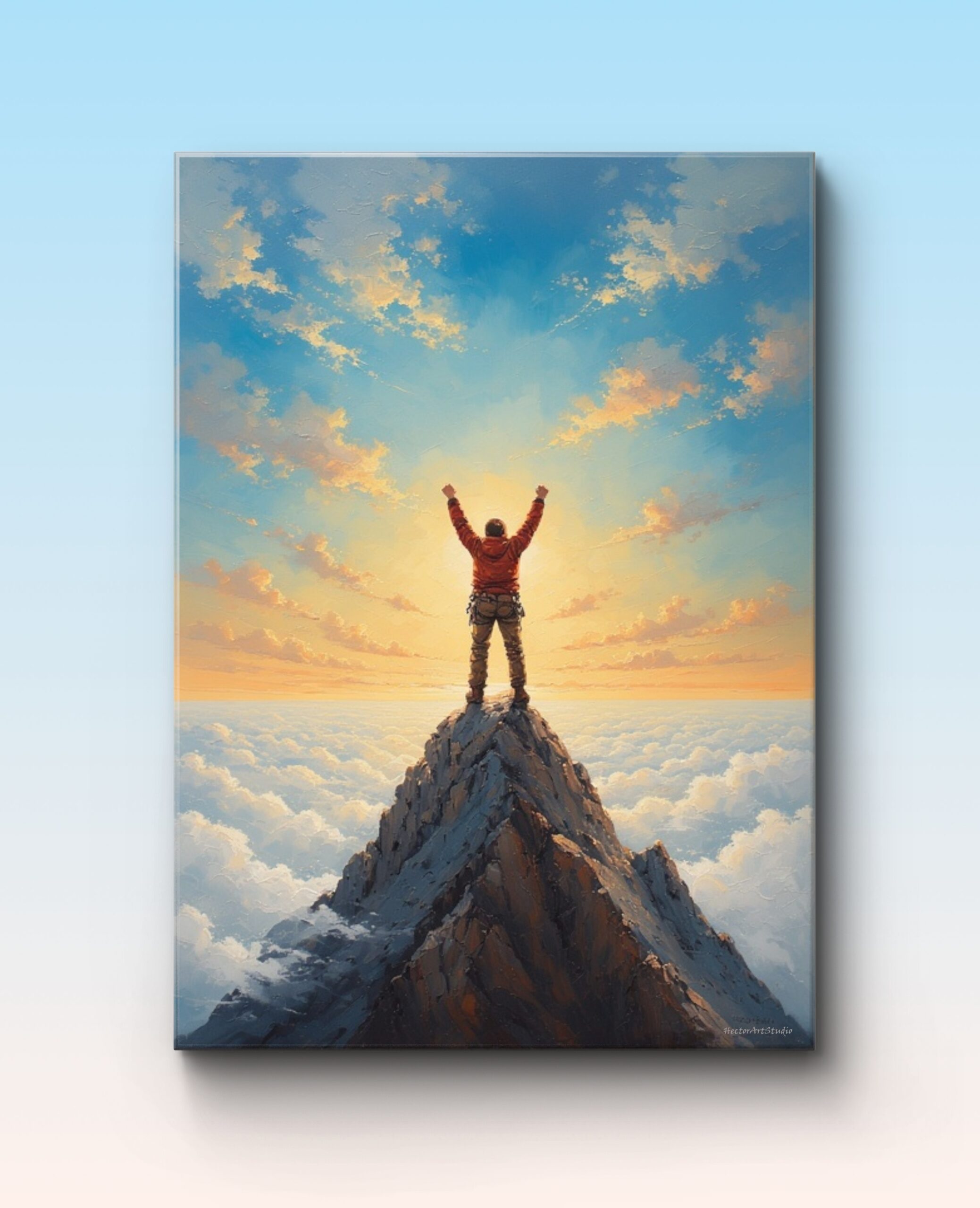 Obraz drukowany na płótnie "Na szczycie" 70x50cm - obrazek 2
