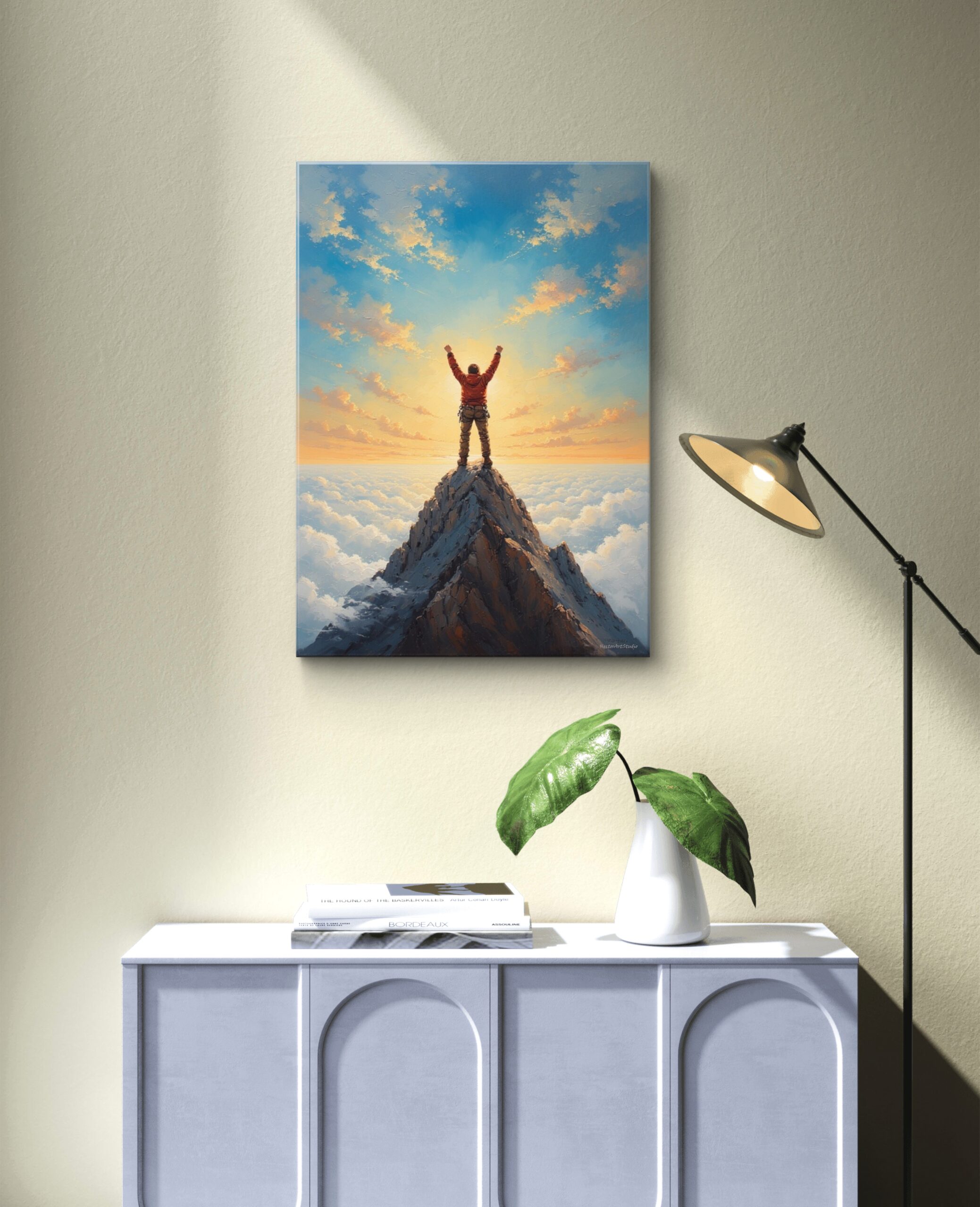 Obraz drukowany na płótnie "Na szczycie" 70x50cm - obrazek 4