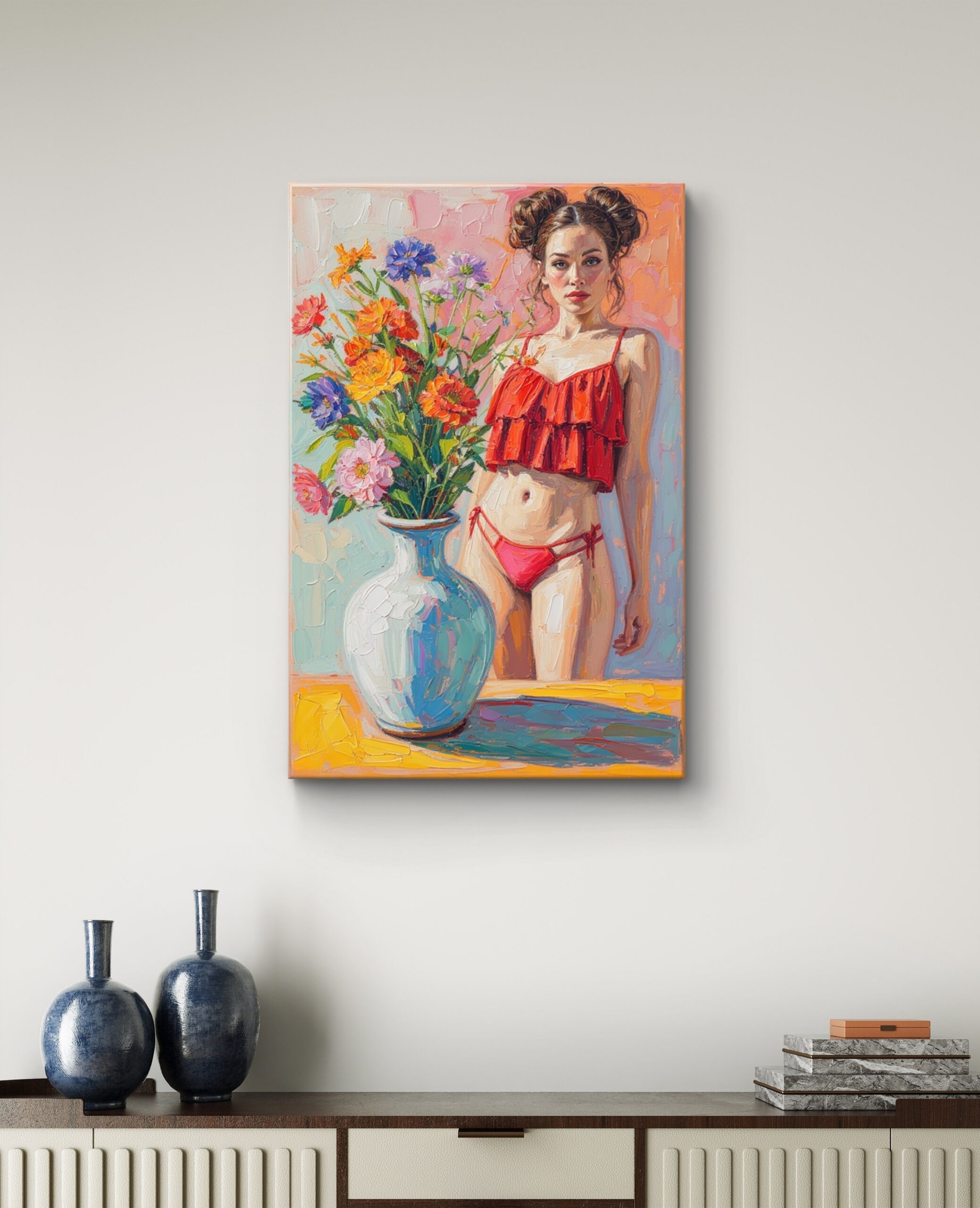 Obraz drukowany na płótnie "Seksowny wazon" 70x50cm - obrazek 3