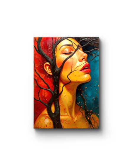 Obraz drukowany na płótnie „Kobieca kwintesencja” 70x50cm