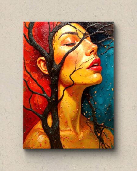 Obraz drukowany na płótnie „Kobieca kwintesencja” 70x50cm