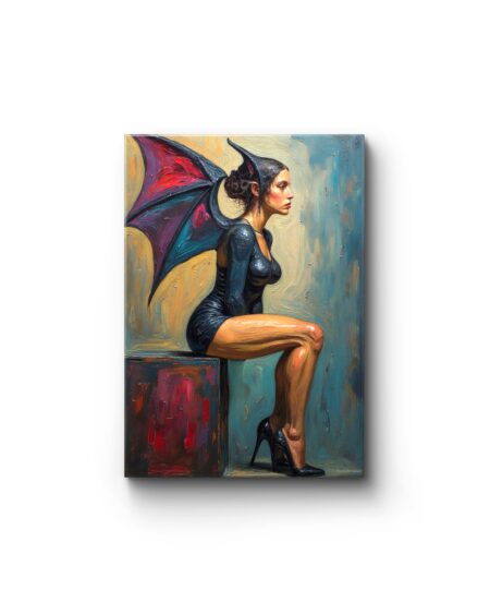 Obraz drukowany na płótnie „Skrzydlata piękność” 70x50cm