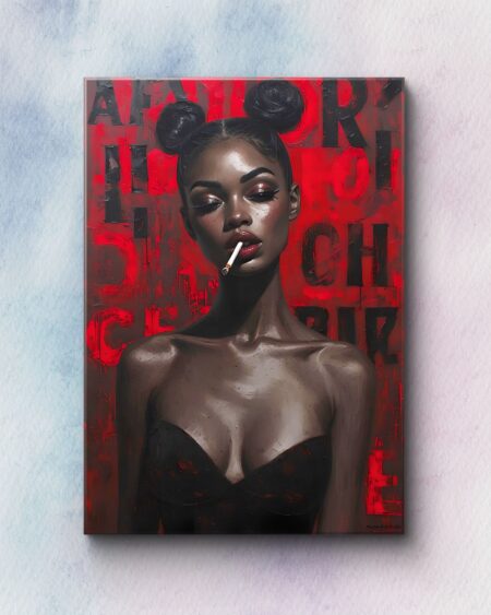 Obraz drukowany na płótnie „Papierosek” 70x50cm