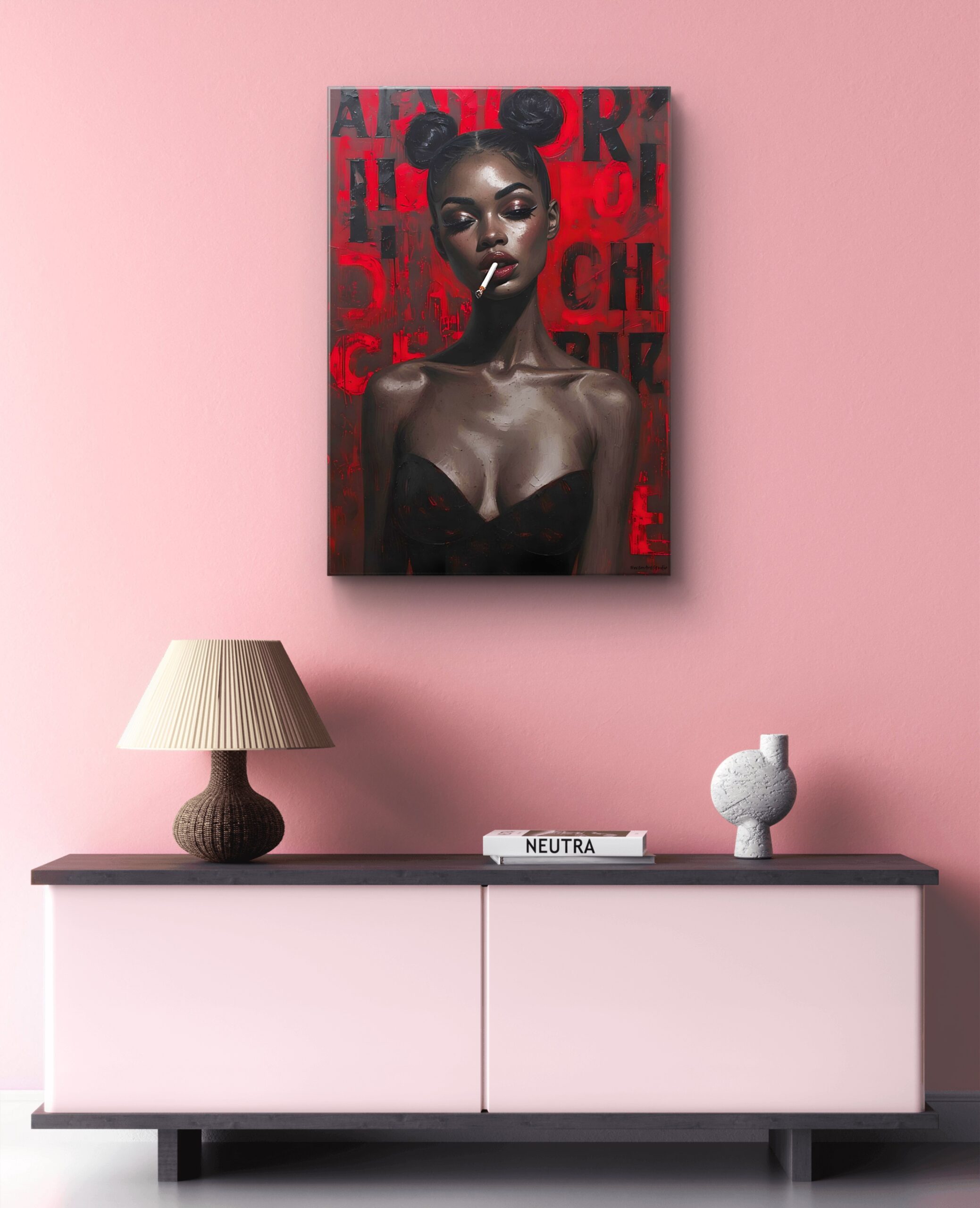 Obraz drukowany na płótnie „Papierosek” 70x50cm - obrazek 3