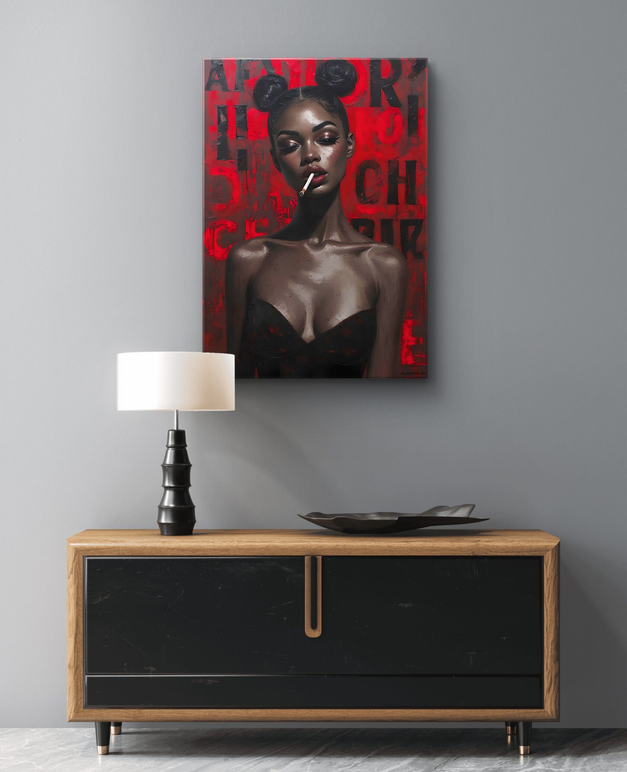 Obraz drukowany na płótnie „Papierosek” 70x50cm - obrazek 4