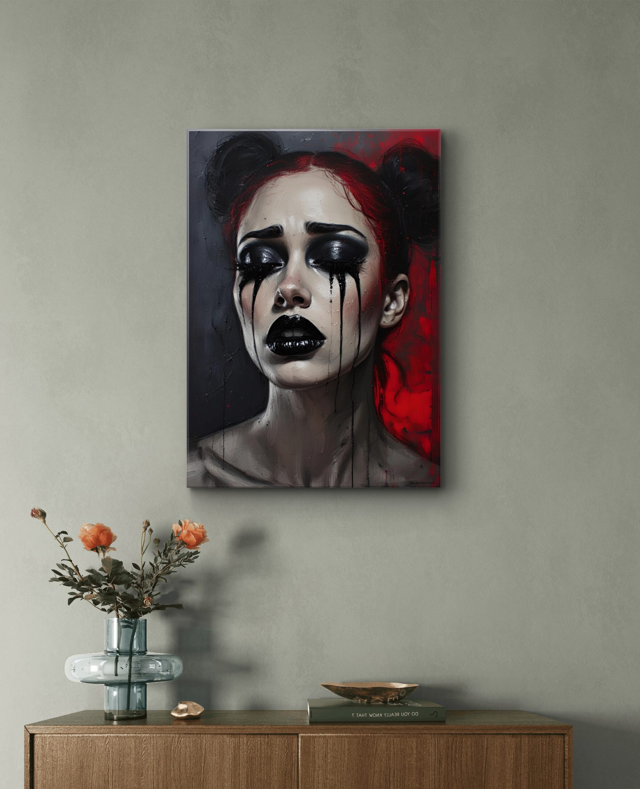 Obraz drukowany na płótnie „Toksyczny ból” 70x50cm - obrazek 3