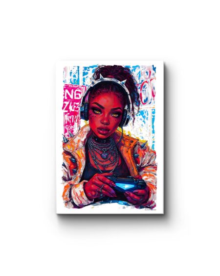 Obraz drukowany na płótnie „Wciągająca gierka” 70x50cm