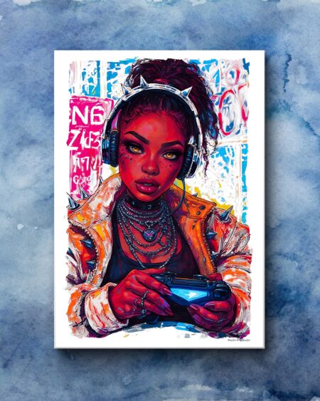 Obraz drukowany na płótnie „Wciągająca gierka” 70x50cm