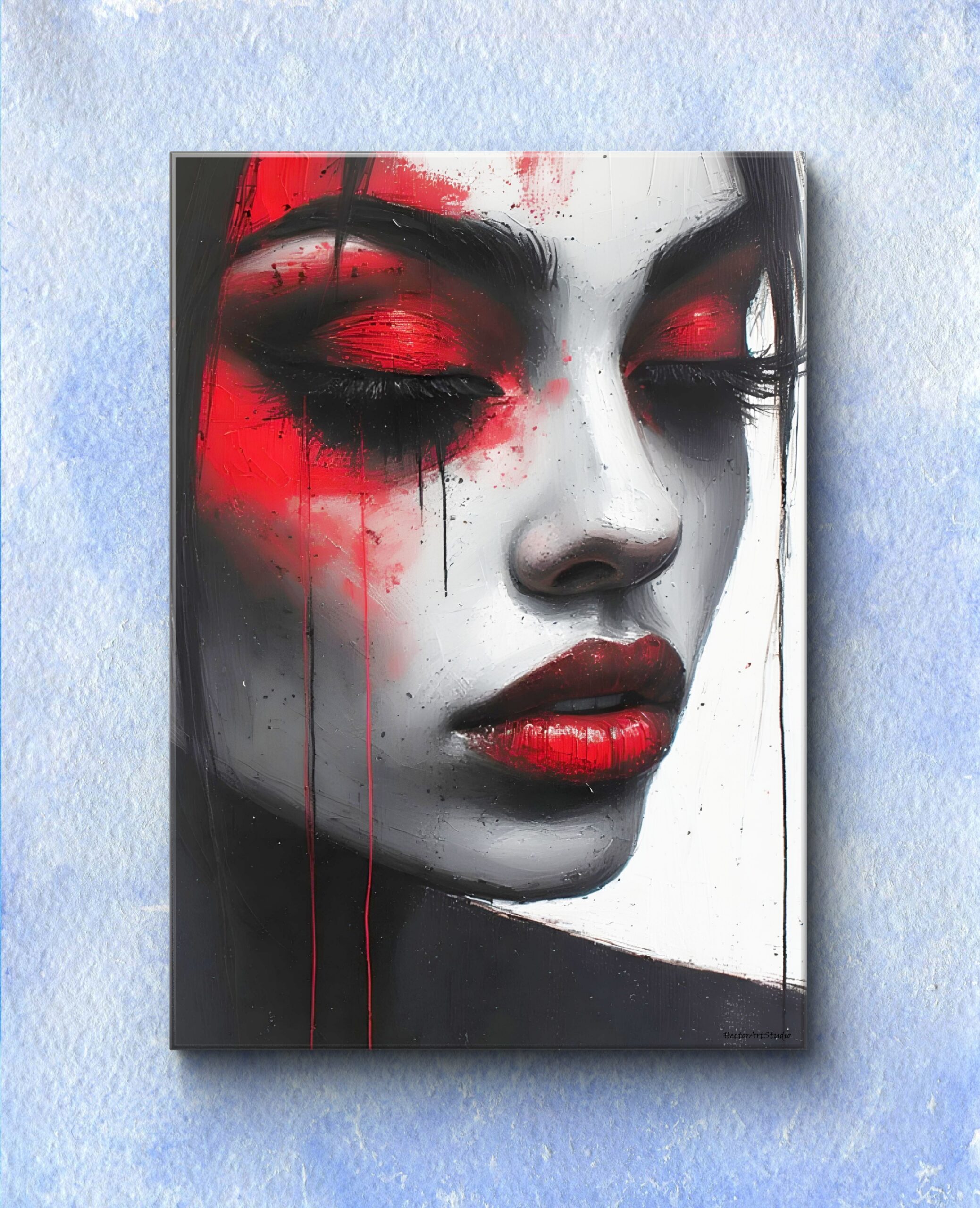 Obraz drukowany na płótnie „Pigmenty twarzy” 70x50cm - obrazek 2