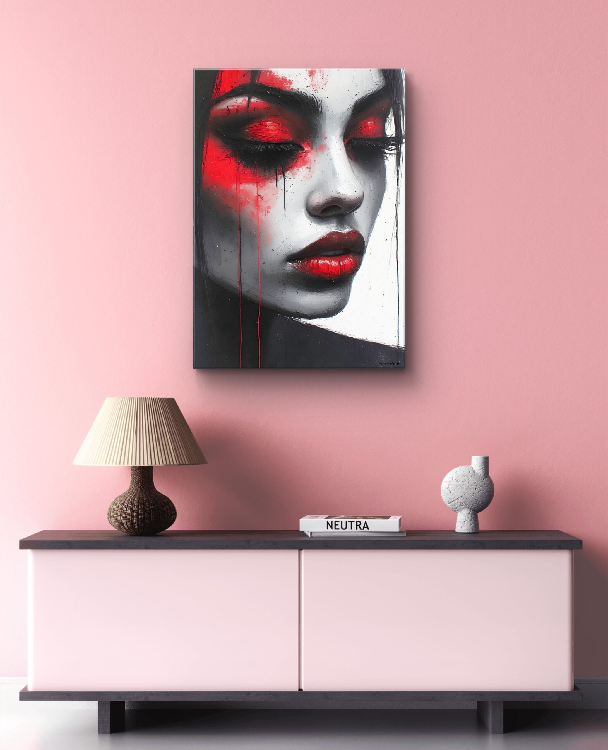 Obraz drukowany na płótnie „Pigmenty twarzy” 70x50cm - obrazek 3