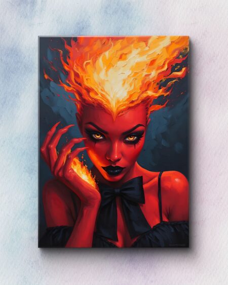 Obraz drukowany na płótnie „Inferno” 70x50cm