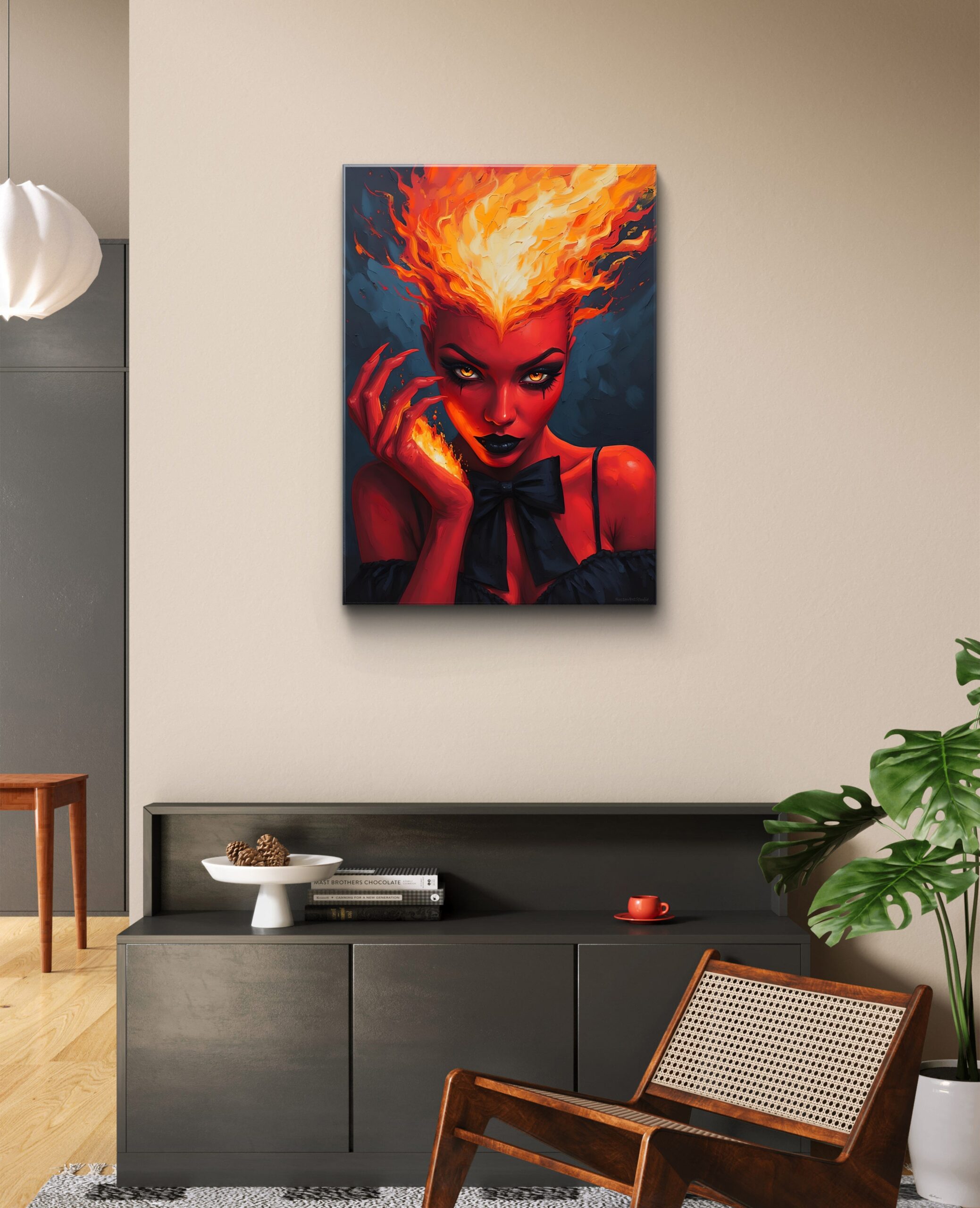 Obraz drukowany na płótnie „Inferno” 70x50cm - obrazek 4