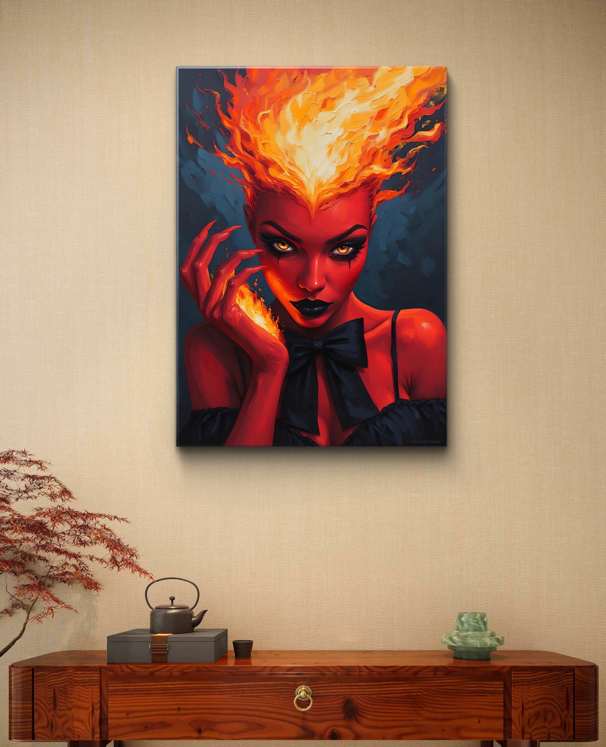 Obraz drukowany na płótnie „Inferno” 70x50cm - obrazek 3