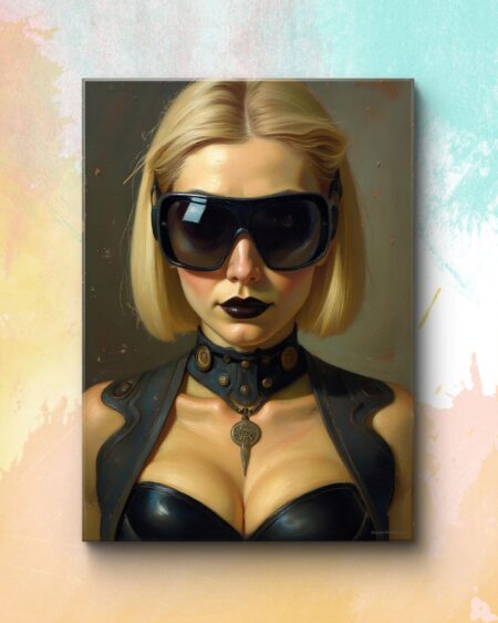 Obraz drukowany na płótnie „Agentka 007” 70x50cm
