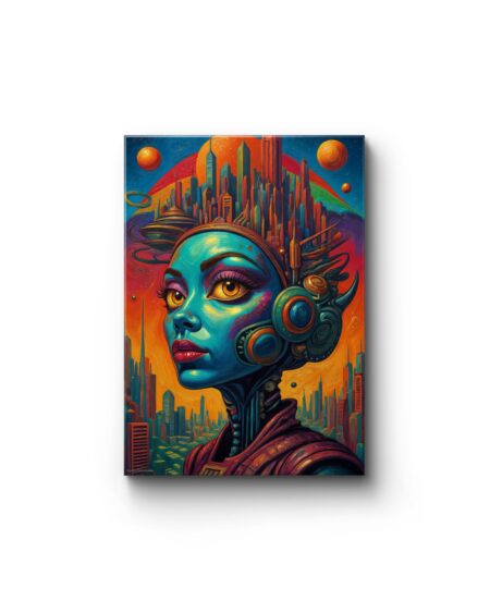 Obraz drukowany na płótnie „Nowe wymiary” 70x50cm