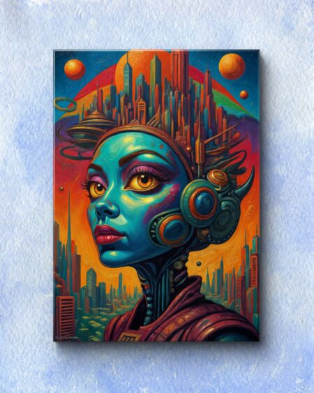 Obraz drukowany na płótnie „Nowe wymiary” 70x50cm