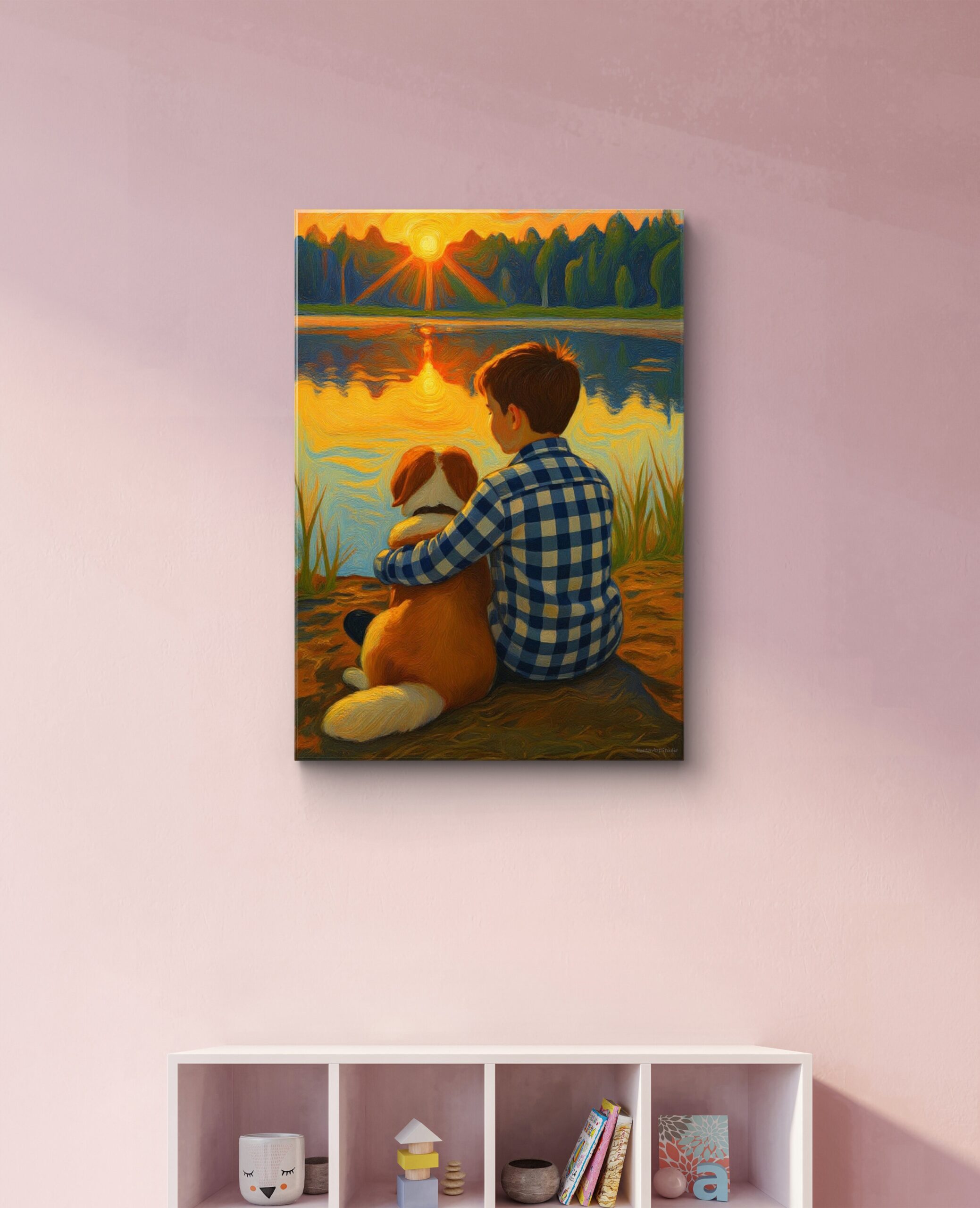 Obraz drukowany na płótnie „Wierny przyjaciel” 70x50cm - obrazek 4