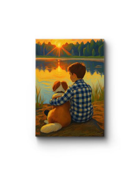 Obraz drukowany na płótnie „Wierny przyjaciel” 70x50cm