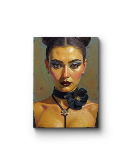 Obraz drukowany na płótnie „Czarna wdowa” 70x50cm