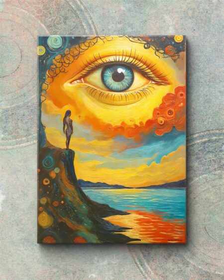 Obraz drukowany na płótnie „Oko Horusa” 70x50cm